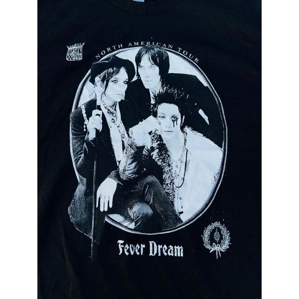 Palaye‎ Royale North American Tour Fever Dream Black Graphic T-Shirt Large